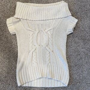 American Eagle Y2K Wool Blend Cable Knit Wide Cowl Neck Short Sleeve. Bella Swan